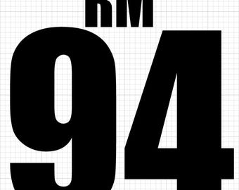 BTS Jersey Iron On Vinyl Cutouts