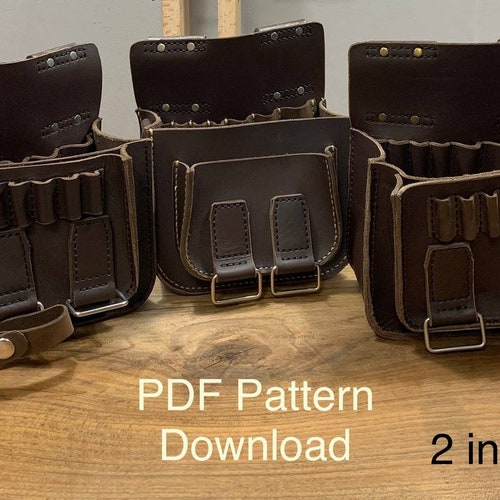 Tool Roll Bag Pattern Leather Roll Pattern Tool Bag Pattern Etsy Canada