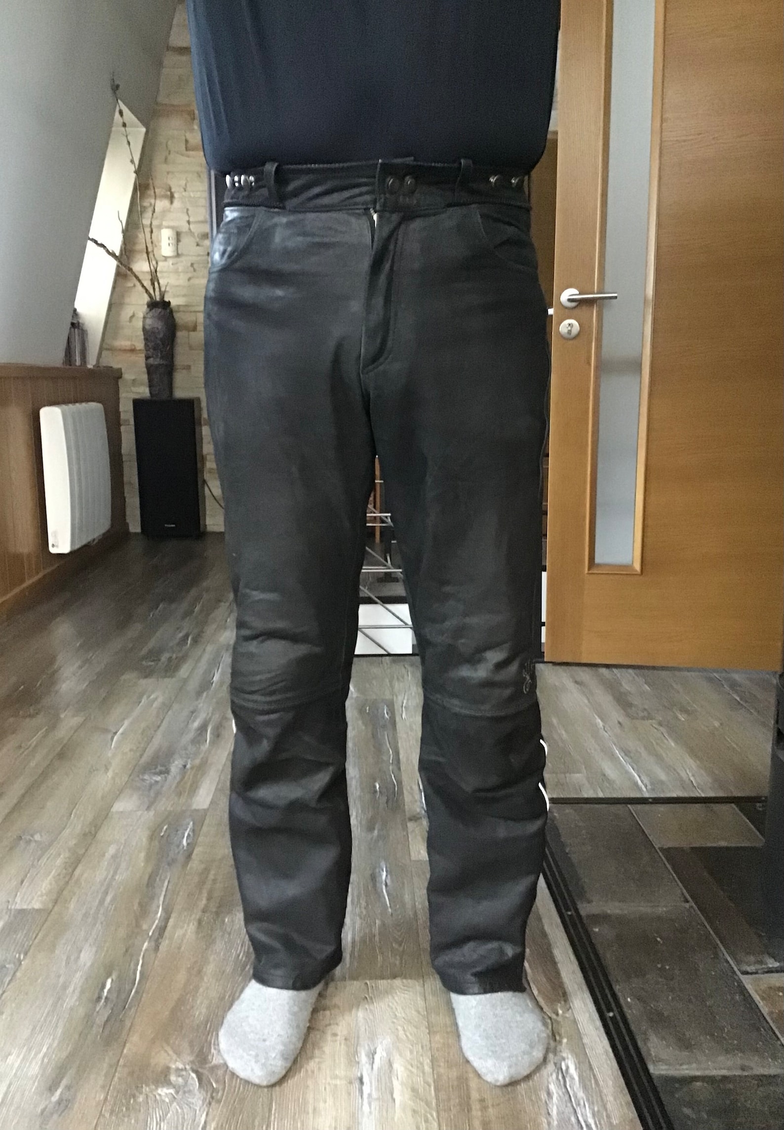 Athens Leather Biker Pants main image 0
