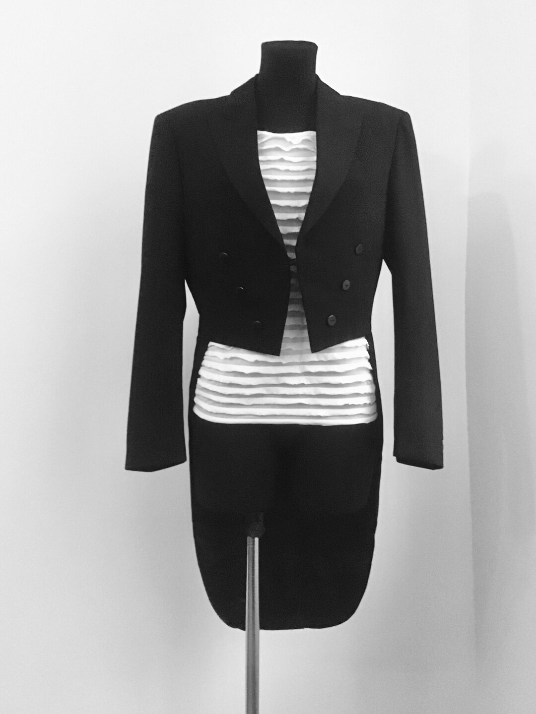 Black Classic Tail Coat Tuxedo by F.H. main image 1