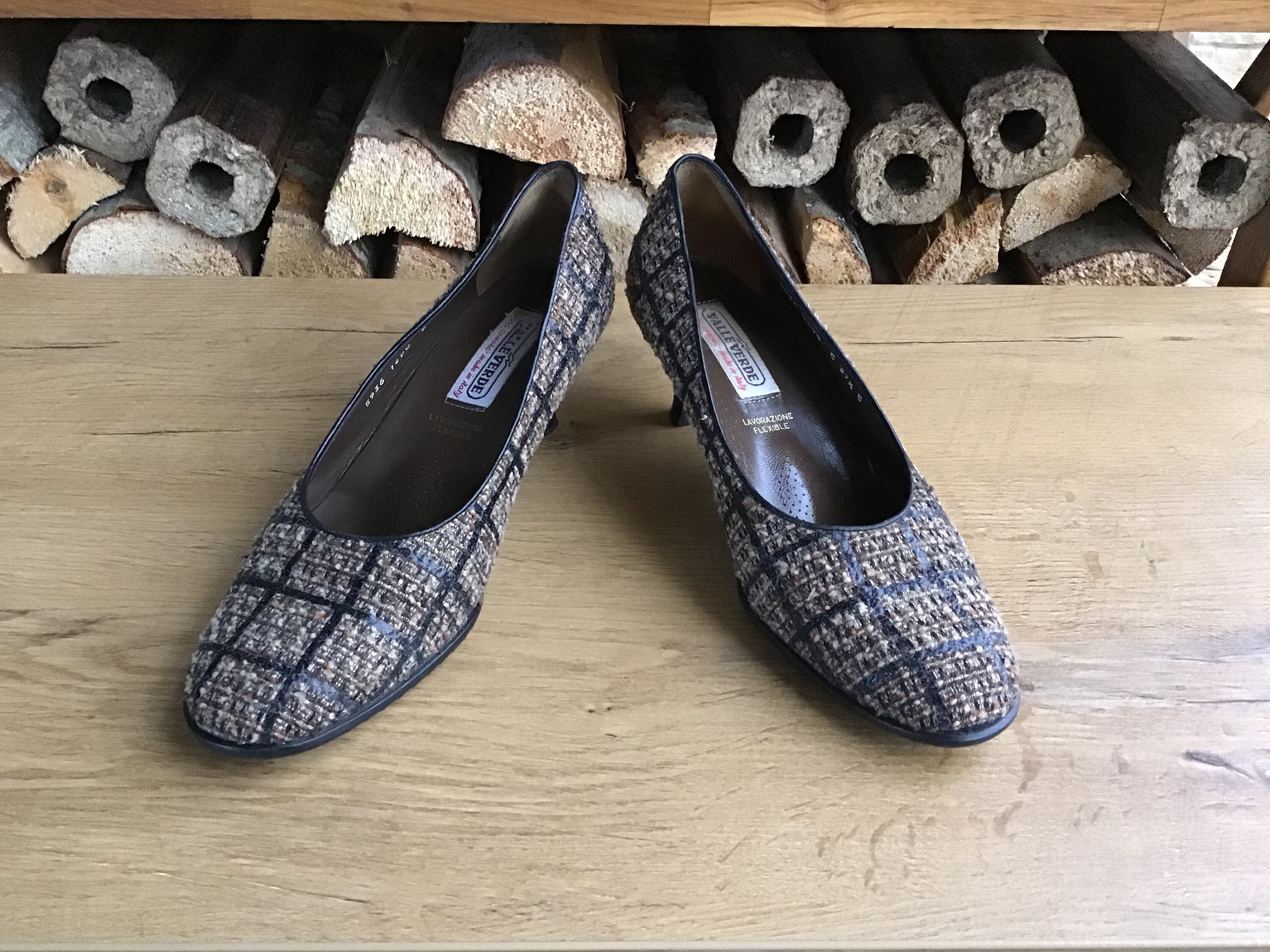 Checkered pumps cheap
