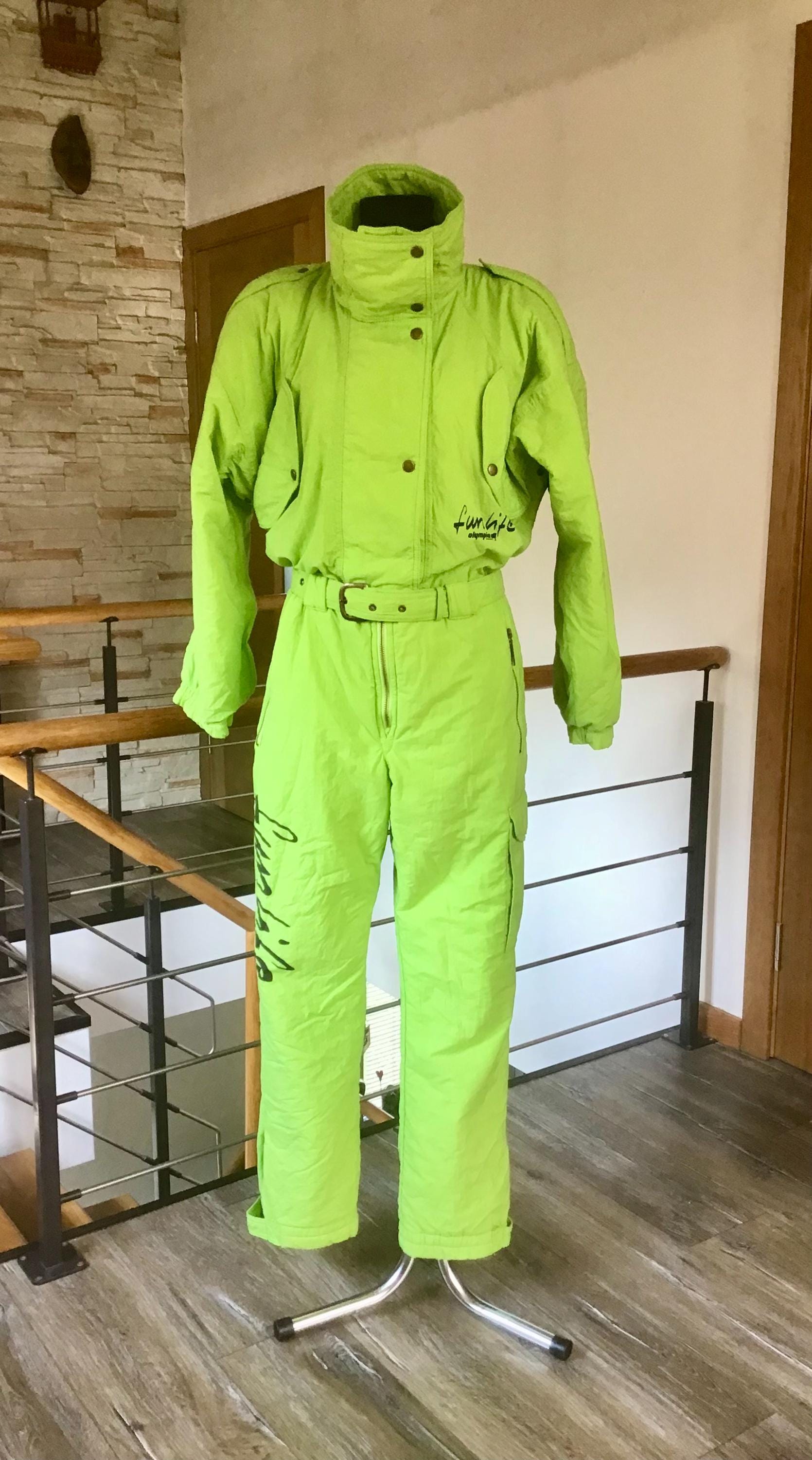 Neon Green Pants Mens Etsy