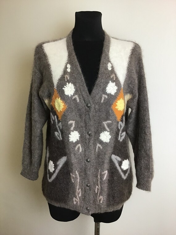 Mohair Cardigan Vintage - Etsy Canada