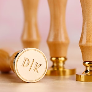 Sello de cera con logotipo personalizado para invitación, sello de cera personalizado para boda, kits de sello de cera con letras, juego de sellos de cera con iniciales