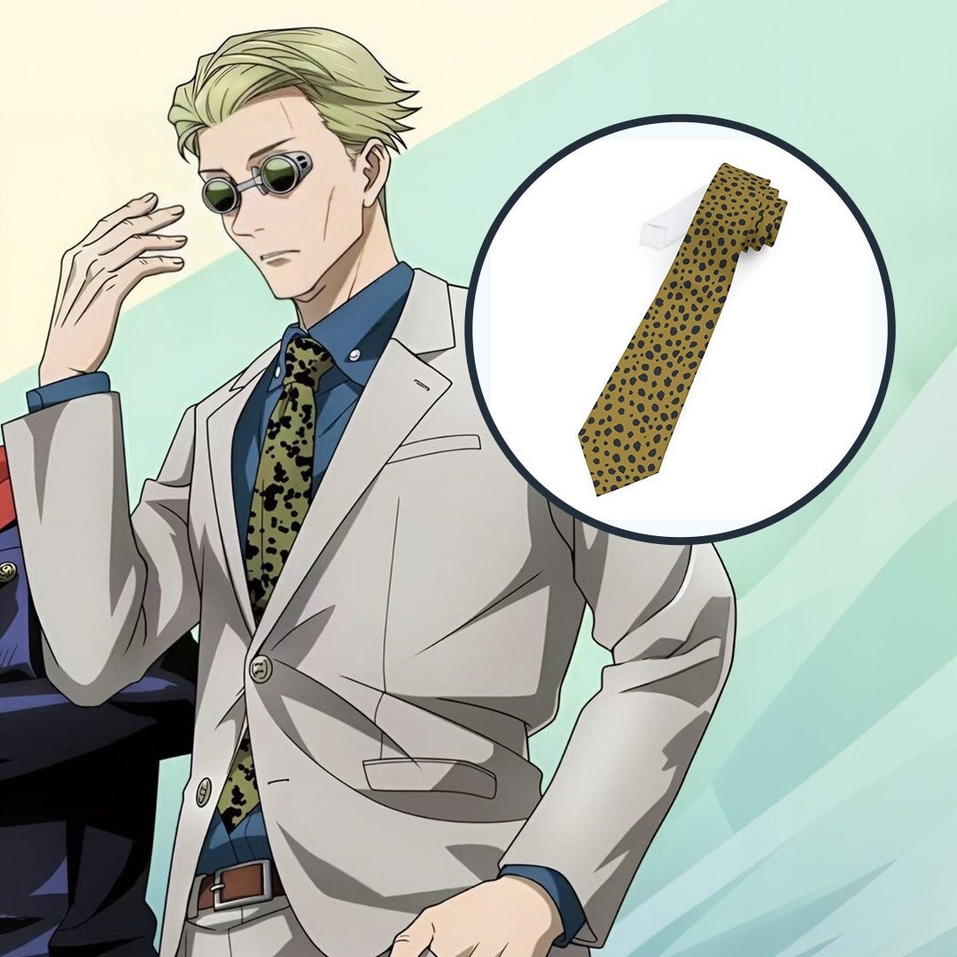 Cool Kento Nanami of Jujutsu Kaisen Tie Pattern Necktie Work
