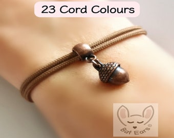 Acorn Bracelet Acorn Gift Personalised with Gift Bag Acorn Charm From Little Acorns You are Strong and Mighty