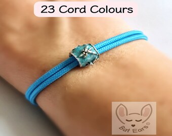 Dragonfly Bracelet Blue Dragonfly Gift Personalised with Gift Bag Dragonfly Charm Lucky Dragonfly