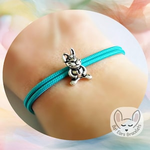30 CORD COLOURS Rabbit Bracelet Bunny Bracelet Rabbit Charm Love Rabbits Gift Adjustable Cord Bracelet Personalised Gift