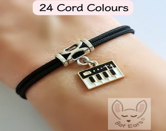 Keyboard Bracelet Keyboard Gift Personalised with Gift Bag Keyboard Charm Piano Teacher Keyboard Player