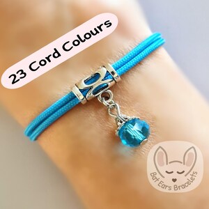 December Birthstone Bracelet December Birthstone Gift Charm Sagittarius and Capricorn Adjustable Cord Bracelet 25 Colours