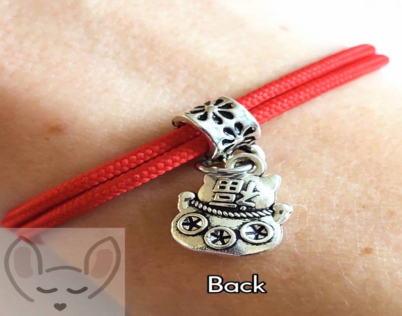 Lucky Cat Bracelet Money Cat Gift Bag Maneki Neko Cat Bracelet Maneki Neko Charm Good Fortune Cat Good Luck Bracelet