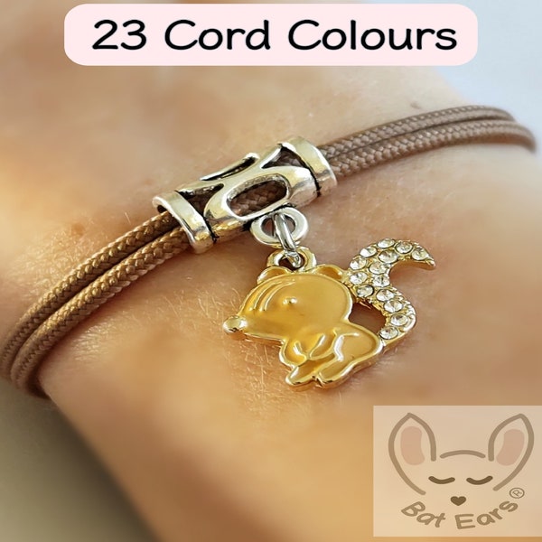 Squirrel Bracelet Squirrel Gift Personalised with Gift Bag Chipmunk Gift Squirrel Charm