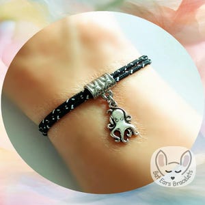 30 CORD COLOURS Octopus Bracelet Octopus Charm Multitasker Super Mum Love Octopus Gift Adjustable Cord Bracelet Personalised Gift