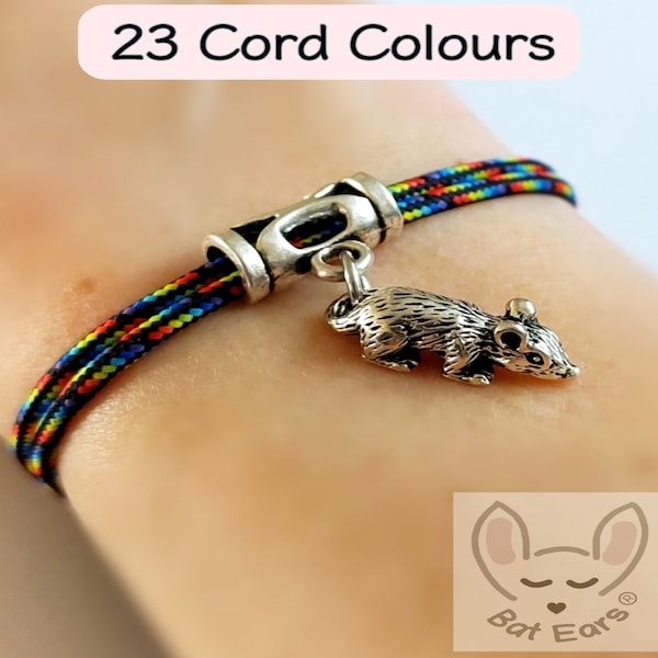 Rat Bracelet Rat Gift Personalised with Gift Bag Pet Rat Charm Fancy Rat Love my Rats