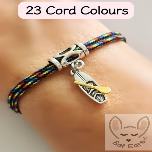 Paddle Board Bracelet Paddle Board Gift Personalised with Gift Bag Paddleboarder Gift Up the Creek Without a Paddle