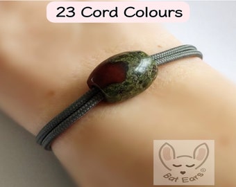 Dragons Blood Bracelet Dragons Blood Gift Personalised with Gift Bag Dragons Blood Stone Strength Courage Healing Protection