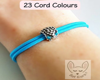 Hedgehog Bracelet Baby Hedgehog Gift Personalised with Gift Bag Hedgehog Charm Hog Hug