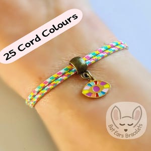 Makeup Palette Bracelet Makeup Palette Charm Adjustable Cord Bracelet 25 Colours