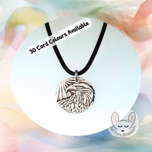 Eagle Necklace Eagle Charm Necklace Honor Eagle Gift Eagles Head Adjustable Cord Necklace Personalized Gift