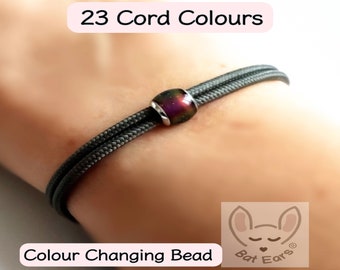 Mood Bead Bracelet Mood Bead Charm with Gift Bag Personalised Colour Changing Charm Mirage Mood Bead Gift