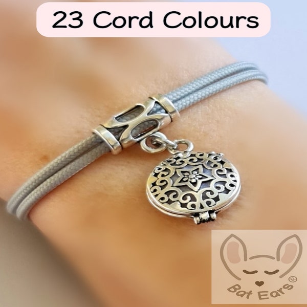 Diffuser Locket Bracelet Diffuser Gift Personalised with Gift Bag plus 10 Refill Pads Diffuser Locket Charm Aromatherapy Gift