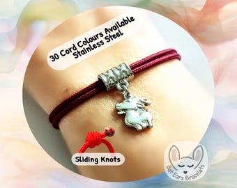 Goat Bracelet Goat Charm Billy Goat Gruff Gift Love Goats Stubborn Old Goat Adjustable Cord Bracelet Personalized Gift