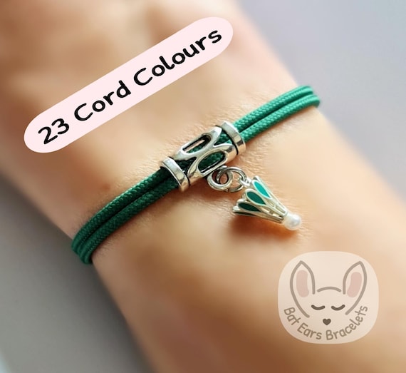 Badminton Bracelet Shuttlecock Gift Charm Badminton Charm