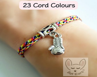 Boxing Glove Bracelet Boxing Glove Charm with Gift Bag Personalised Boxing Gift You are a Fighter Knockout Champion