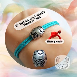 Personalized Ocean Wave Beach Bracelet, Seagull Beach Bracelet, Surfer Gift, Beach & Seaside, Adjustable Cord Bracelet