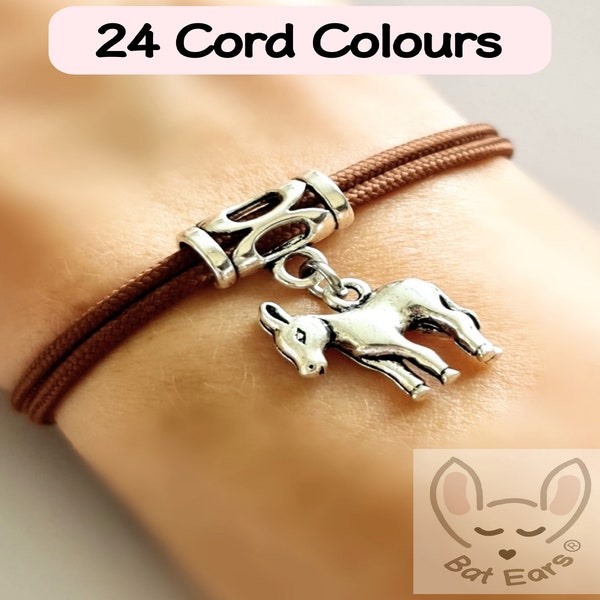 Donkey Bracelet Donkey Gift Personalised with Gift Bag Donkey Charm Jenny Jack Hee Haw Love Donkeys