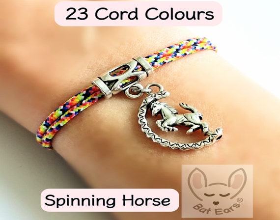 Fidget Horse Bracelet Spinner Gift Horse Gift With Gift Bag Anxiety Spinner  Horse Charm Fidget Spinner Horse 