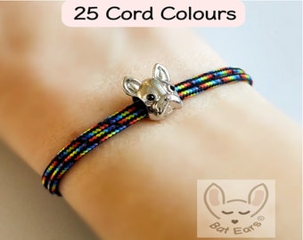 French Bulldog Bracelet Frenchie Gift Personalised with Gift Bag Boston Terrier Gift French Bulldog Charm Love My Frenchie