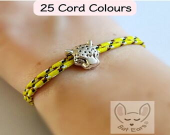 Leopard Cat Bracelet Leopard Charm with Gift Bag Personalised Leopard Gift Jaguar Cheetah