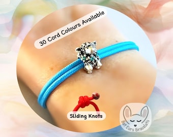 Sheep Bracelet, Sheep Charm, Sheep Lover Gift, Shepherd, Sheep Farmer, Woolly Sheep, Adjustable Cord Bracelet