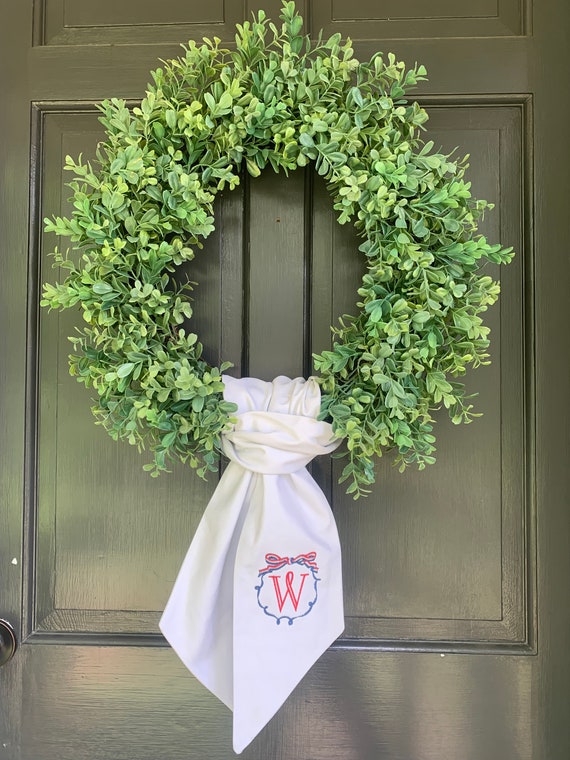 Personalized Wreath Sash