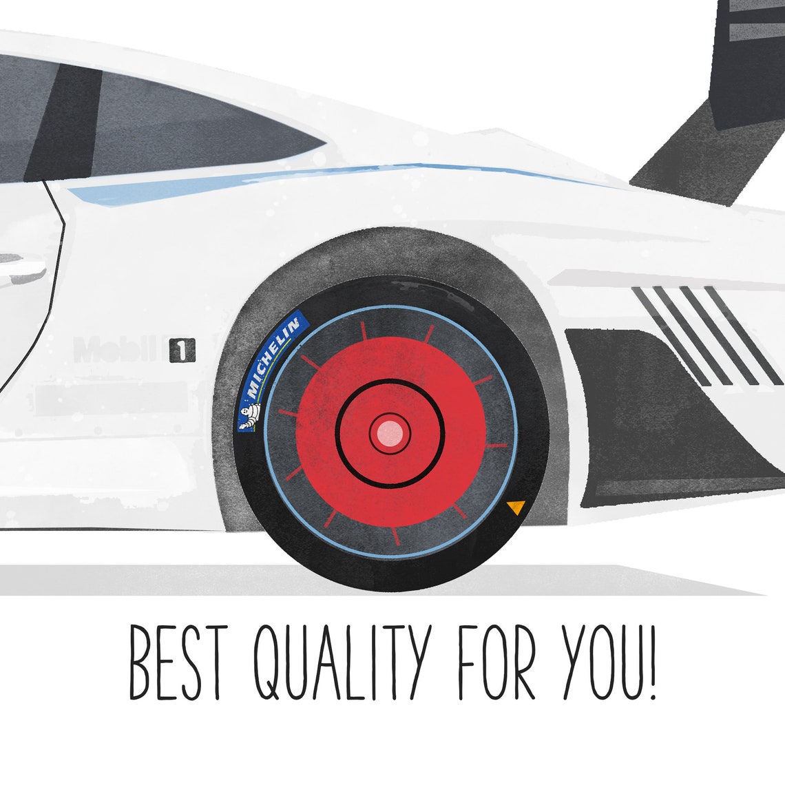 Race Car Print Sports Car Vehicle Automotive Poster | Etsy