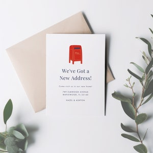 "Personalisierte neue Home-Ankündigung ""We Have Moved Card Design"" #E120d"