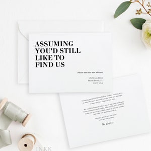 Faire-part de déménagement personnalisé Modèle de faire-part de déménagement personnalisé Carte de changement d'adresse personnalisable Nous avons déménagé