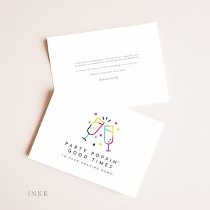 Druckbare Karte zum Jubiläum Makler an Kunde Personalisierte Glückwunschkarte Glückwunschkarte zum Jubiläum Karte #E118c