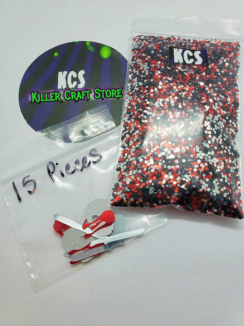Jason Slime Jason Voorhees Glitter Foil Mix - 15g - Glitter Mix for Resin, Slime ...