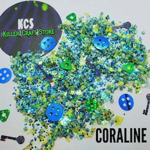 Coraline Glitter Foil Mix 15g Glitter for Resin Slime - Etsy