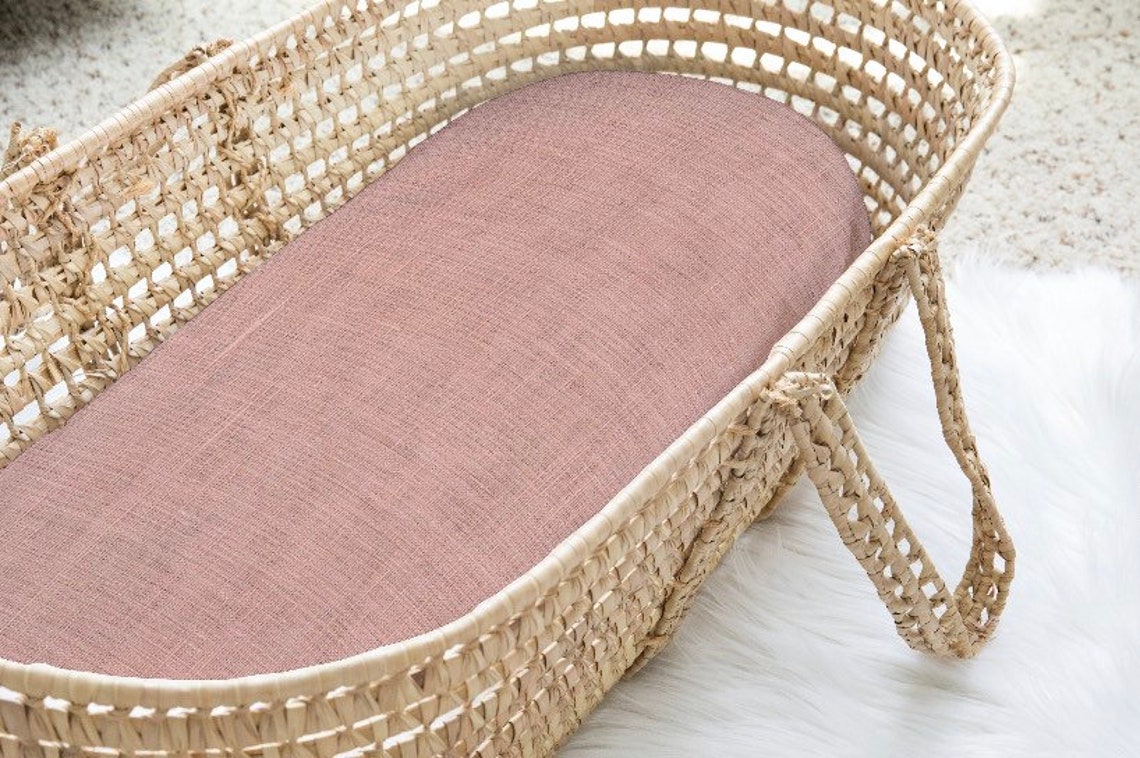 Primrose Moses Basket Fitted Sheet Etsy