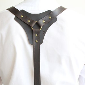Bretelles en cuir, Bretelles hommes, Bretelles personnalisées, Bretelles en cuir