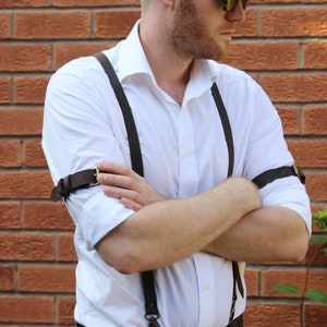 Bretelles en cuir, Bretelles hommes, Bretelles Personnaliser, Bretelles en cuir