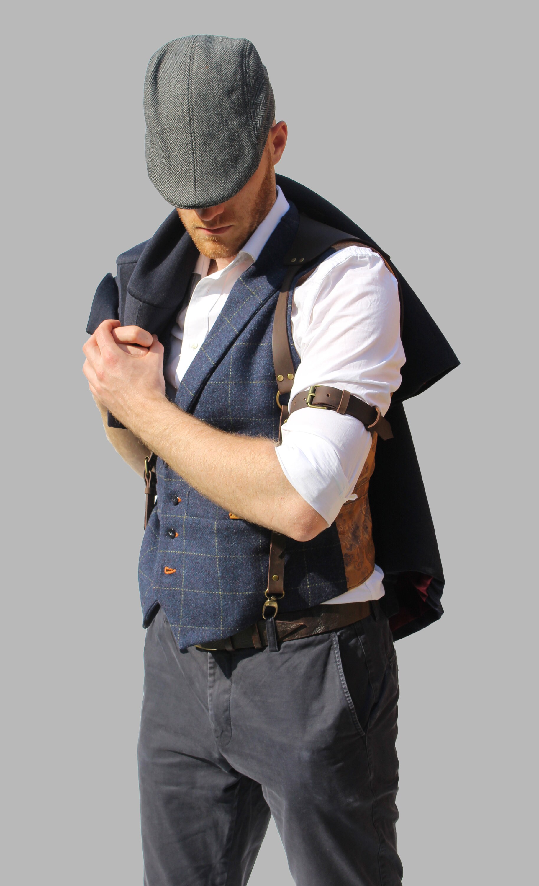 Sleeve Garters Arm Belts Leather Sleeve Garters Leather Arm Etsy