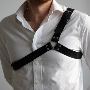 Mens Body Harness Male Harness Men Leather Harness Chest - Etsy