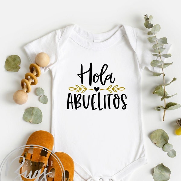 Spanish Pregnancy Announcement Grandparents - Etsy
