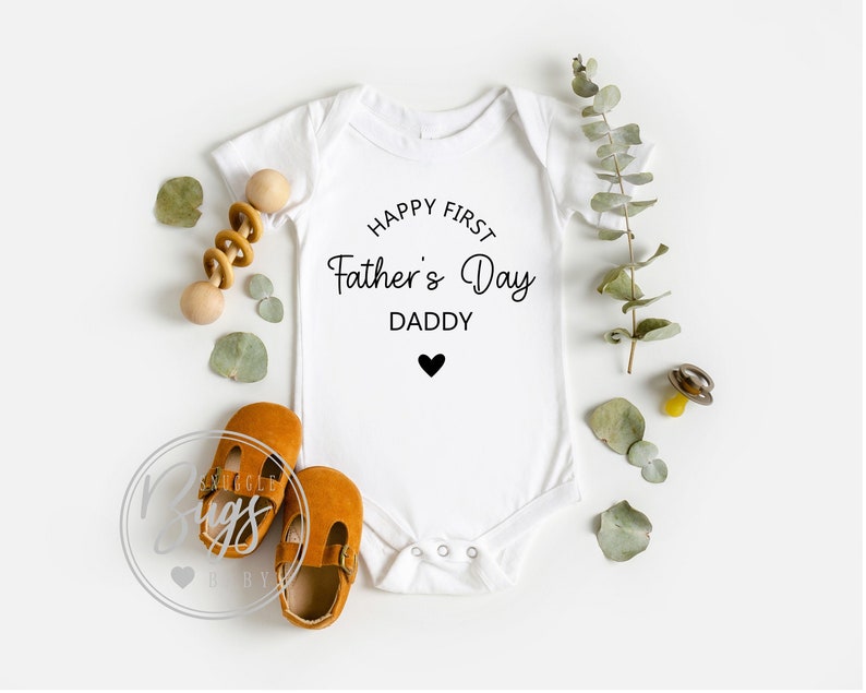 First Father's Day Baby Bodysuit Gifts for Dad From Baby Etsy