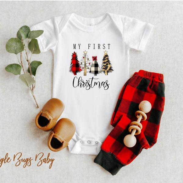 Baby First Christmas Bodysuit, Cute Baby Gift, Christmas Bodysuit, Baby, Christmas Baby Gift, Baby Shower Gift, New Mom To Be Gift, Newborn.