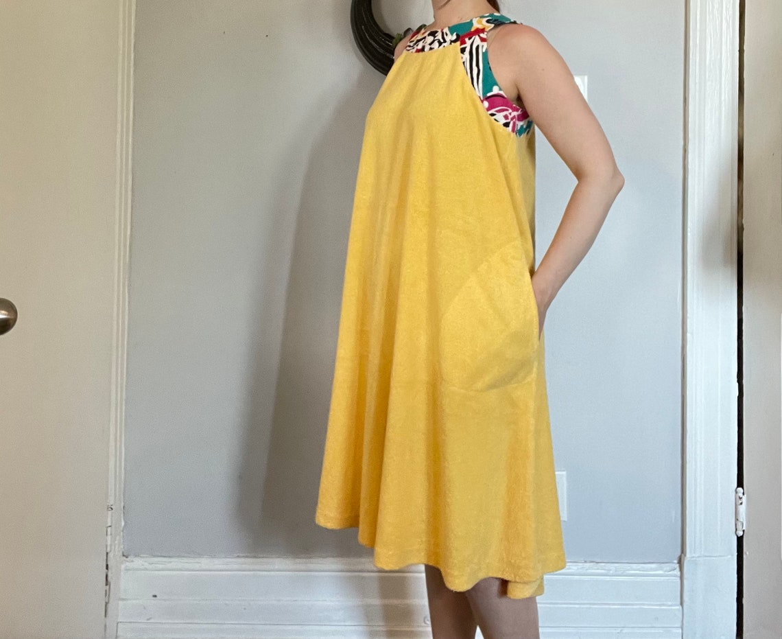 Terry Dress in Black